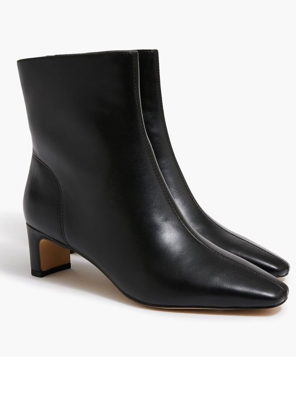 NEW J. Crew Factory Snip-Toe Booties Black Size 6.5 CD253 heeled